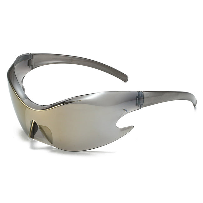 (6 PACK) Wholesale Sunglasses 2023 - BulkSunglassesWholesale.com - Gold Mirrored Hover Image
