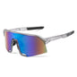(12 PACK) Wholesale Sports Sunglasses 2023 - BulkSunglassesWholesale.com - Clear Grey Green Mirrored