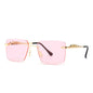 (6 PACK) Rimless Wholesale Sunglasses 2022 M221005 - Bulk Sunglasses Wholesale