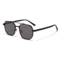 (6 PACK) Wholesale Sunglasses New Arrival Metal Double Bridge Men Oversized Women 2023 - BulkSunglassesWholesale.com - Black Frame Black Black Lens Gradient