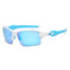 (12 PACK) Wholesale Sports Sunglasses 2023 - BulkSunglassesWholesale.com - White Blue Mirrored