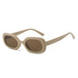 (6 PACK) Wholesale Sunglasses Square Fashion New Arrival Square 2024 - BulkSunglassesWholesale.com - Frame Tea Lens