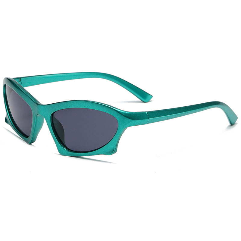 (12 PACK) Wholesale Sunglasses 2023 - BulkSunglassesWholesale.com - Green Grey