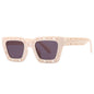 (6 PACK) Wholesale Sunglasses Openwork Square 2022 M221903 - Bulk Sunglasses Wholesale