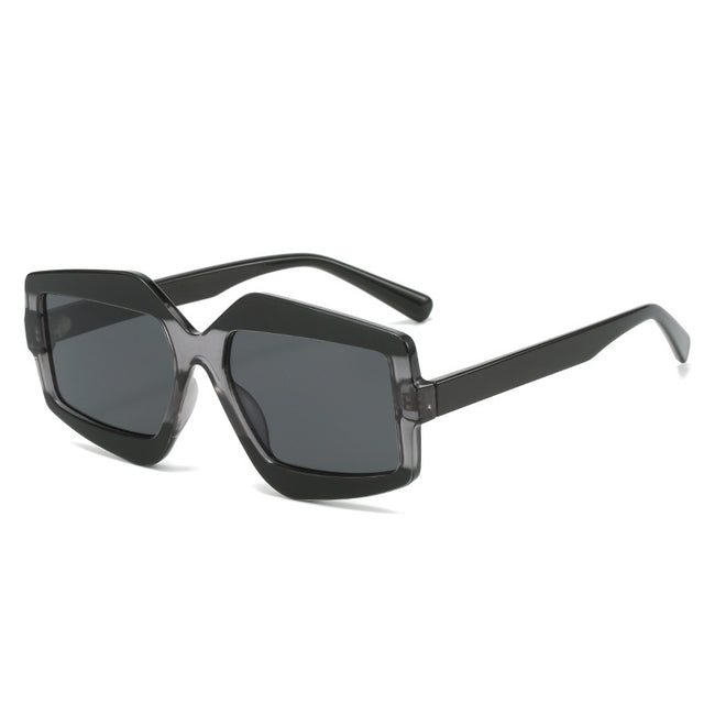 (6 PACK) Wholesale Sunglasses New Arrival Fashion Trendy Trendy Women 2023 - BulkSunglassesWholesale.com - Black Frame Black Lens Hover Image