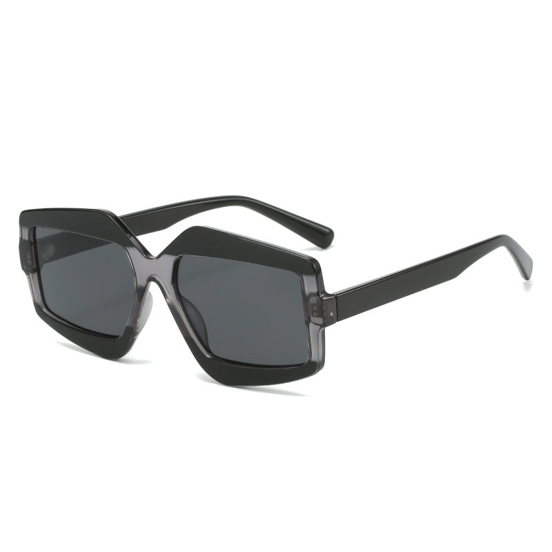 (6 PACK) Wholesale Sunglasses New Arrival Fashion Trendy Trendy Women 2023 - BulkSunglassesWholesale.com - Black Frame Black Lens
