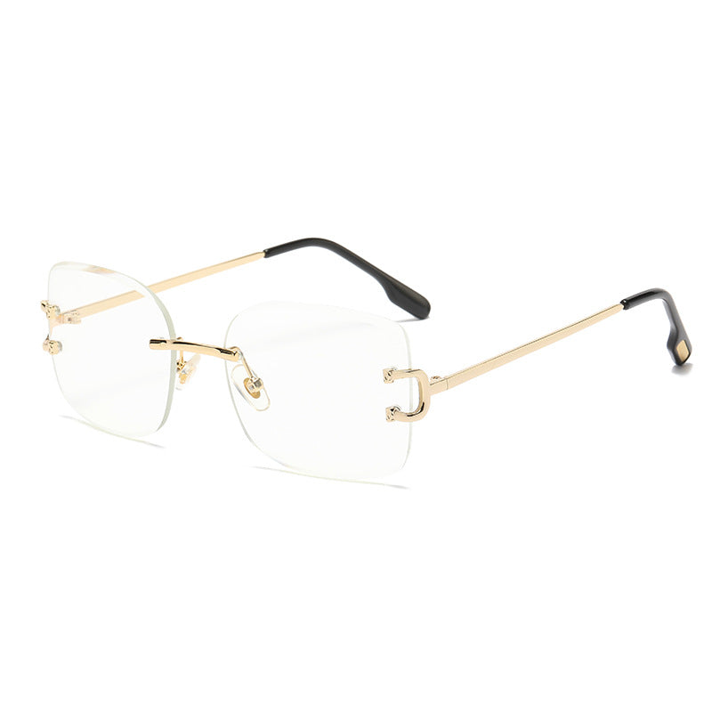 (6 PACK) Wholesale Sunglasses 2023 - BulkSunglassesWholesale.com - Gold Frame White
