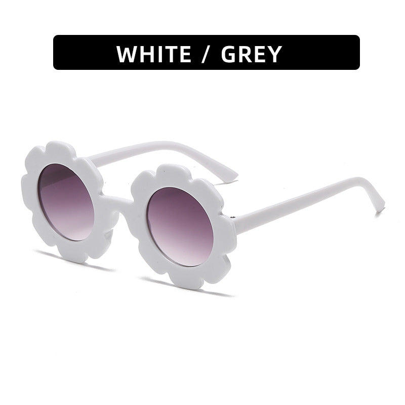 (6 PACK) Wholesale Sunglasses 2023 - BulkSunglassesWholesale.com - White Gradient Black Lens ( Shiny )