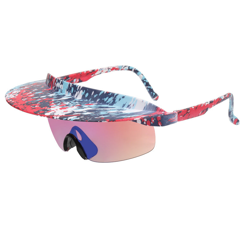 (12) PACK Lunettes de soleil casquette sport en gros 2023 P131602