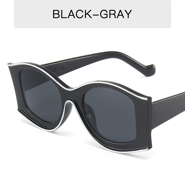 (12) PACK Wholesale Sunglasses 2023 - BulkSunglassesWholesale.com - Shiny Black Black Lens Hover Image