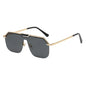 (6 PACK) Wholesale Sunglasses 2023 - BulkSunglassesWholesale.com - Gold Frame Black Grey