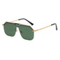 (6 PACK) Wholesale Sunglasses 2023 - BulkSunglassesWholesale.com - Gold Frame Green