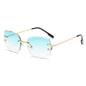 (6 PACK) Wholesale Sunglasses 2023 - BulkSunglassesWholesale.com - Gold Frame Gradient Green