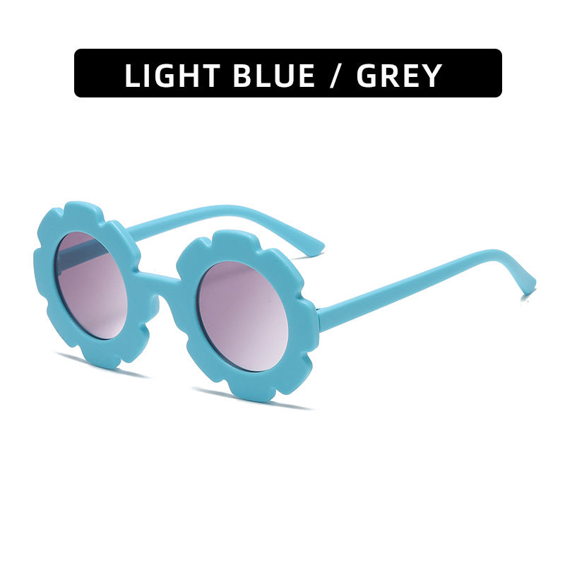 (6 PACK) Wholesale Sunglasses 2023 - BulkSunglassesWholesale.com - Blue Frame Gradient Black Lens