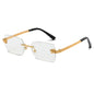 (6 PACK) Wholesale Sunglasses 2023 - BulkSunglassesWholesale.com - Gold Frame White