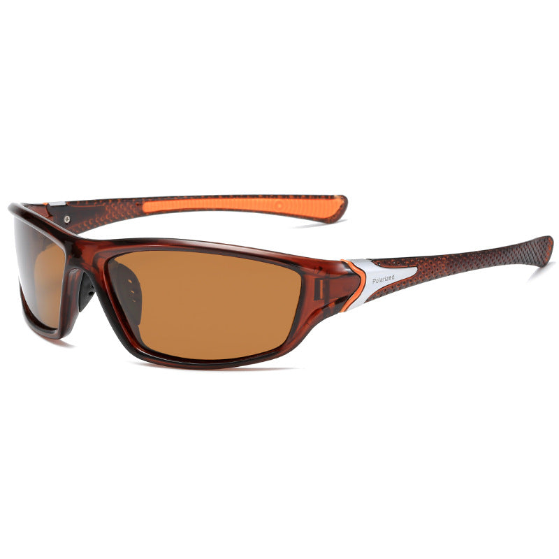 (12 PACK) Wholesale Sports Sunglasses 2023 - BulkSunglassesWholesale.com - Tea Frame Tea Lens