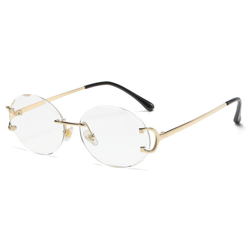 (6 PACK) Wholesale Sunglasses 2023 - BulkSunglassesWholesale.com - Gold Frame White