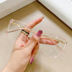 (6 PACK) Wholesale Eyeglasses Frames 2023 - BulkSunglassesWholesale.com - Clear Pink