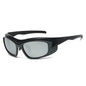 (6 PACK) Wholesale Sunglasses New Arrival Sport Women Outdoor Cycling 2023 - BulkSunglassesWholesale.com - Black Grey Frame Mirrored Lens