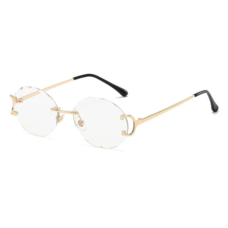(6 PACK) Wholesale Sunglasses 2023 - BulkSunglassesWholesale.com - Gold Frame White