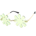 (6 PACK) Wholesale Party Sunglasses Snowflake Flower 2023 M830102 - Bulk Sunglasses Wholesale