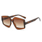 (6 PACK) Wholesale Sunglasses New Arrival Fashion Trendy Trendy Women 2023 - BulkSunglassesWholesale.com - Tea Frame Gradient Tea Lens