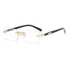 (6 PACK) Wholesale Sunglasses New Arrival Rimless Fashion Trendy Cut Edge Unique Jelly Women 2024 - BulkSunglassesWholesale.com - Transparent Lens