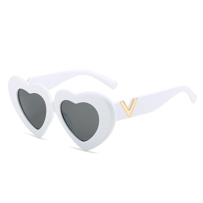 (6 PACK) Heart Shaped Wholesale Sunglasses 2022 M115214 - Bulk Sunglasses Wholesale