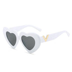 (6 PACK) Heart Shaped Wholesale Sunglasses 2022 M115214 - Bulk Sunglasses Wholesale
