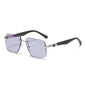 (6 PACK) Rimless Men Wood Wholesale Sunglasses 2022 M922301 - Bulk Sunglasses Wholesale