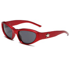 (12 PACK) Wholesale Sunglasses 2023 - BulkSunglassesWholesale.com - Red Grey