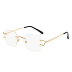 (6 PACK) Wholesale Sunglasses 2023 - BulkSunglassesWholesale.com - Gold Frame White