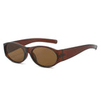 (6 PACK) Wholesale Sunglasses New Arrival Round Fashion Round Unisex 2024 - BulkSunglassesWholesale.com - Tea Frame Tea Lens