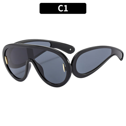 (6 PACK) Wholesale Sunglasses 2023 - BulkSunglassesWholesale.com - Black Frame Black Lens