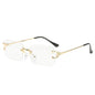 (6 PACK) Rimless Wholesale Sunglasses 2022 M520104 - Bulk Sunglasses Wholesale