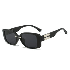 (6 PACK) Wholesale Sunglasses Fashion New Arrival Unique Street Trendy 2024 - BulkSunglassesWholesale.com - Black Frame Black Lens
