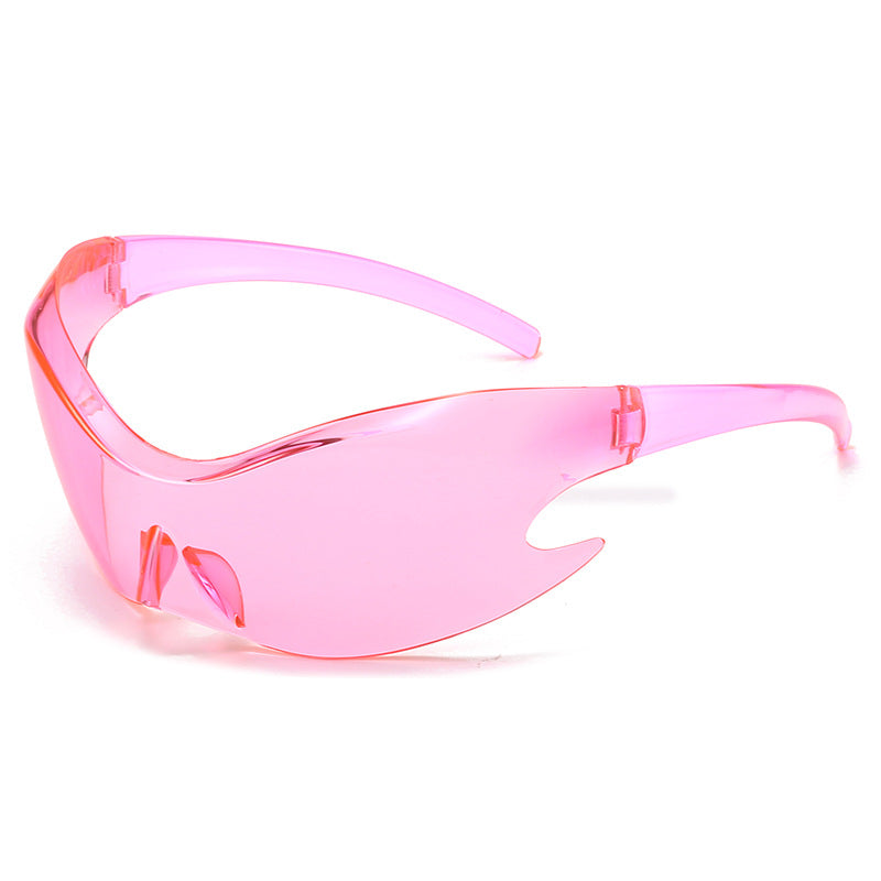 (6 PACK) Wholesale Sunglasses 2023 - BulkSunglassesWholesale.com - Pink Lens