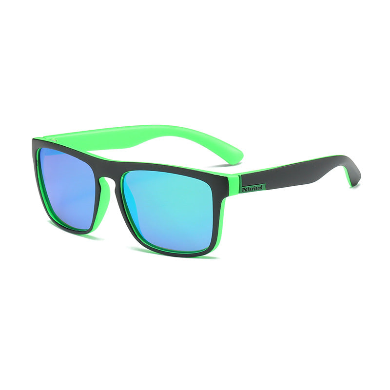 (12 PACK) Wholesale Sunglasses 2023 - BulkSunglassesWholesale.com - Green Frame Green Mirrored
