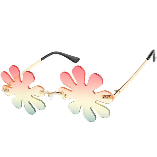 (6 PACK) Wholesale Party Sunglasses Snowflake Flower 2023 M830102 Main Image