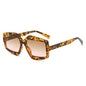 (6 PACK) Wholesale Sunglasses New Arrival Fashion Trendy Trendy Women 2023 - BulkSunglassesWholesale.com - Leopard Print Frame Tea Pink Lens