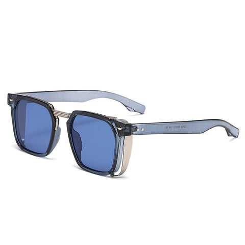 (12 PACK) Wholesale Sunglasses 2023 - BulkSunglassesWholesale.com - Blue Blue