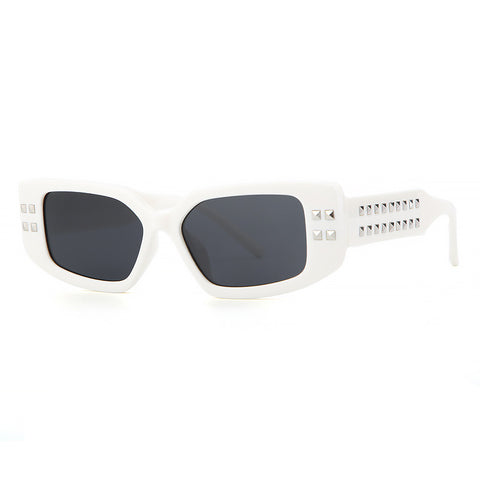 (6 PACK) Wholesale Sunglasses 2023 - BulkSunglassesWholesale.com - White Grey