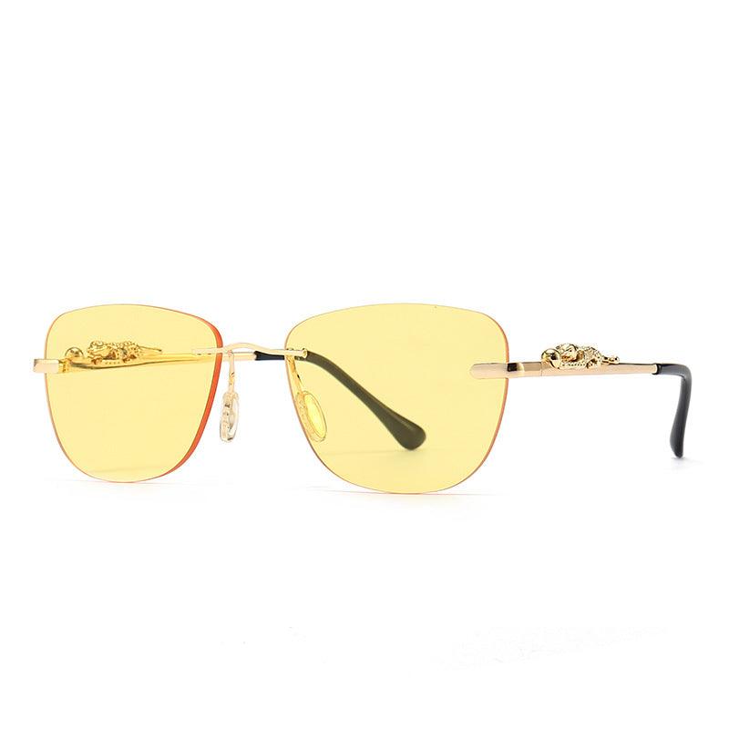 (6 PACK) Rimless Wholesale Sunglasses 2022 M221002 - Bulk Sunglasses Wholesale