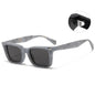 (6 PACK) Wholesale Sunglasses Vintage Square Women New Arrival 2023 - BulkSunglassesWholesale.com - Grey Black Grey