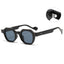 (6 PACK) Wholesale Sunglasses Polygon Women Small Men New Arrival 2023 - BulkSunglassesWholesale.com - Shiny Black Frame Black Grey