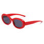 (12 PACK) Wholesale Sunglasses 2023 - BulkSunglassesWholesale.com - Red Grey