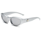 (12 PACK) Wholesale Sunglasses 2023 - BulkSunglassesWholesale.com - Silver Silver