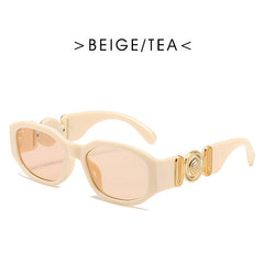 (12 PACK) Wholesale Sunglasses 2023 - BulkSunglassesWholesale.com - Beige White Tea Lens