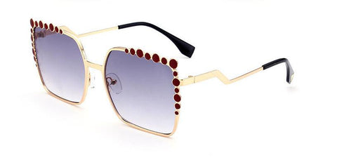 (6 PACK) Metal Square Wholesale Sunglasses 2022 M220108 - Bulk Sunglasses Wholesale