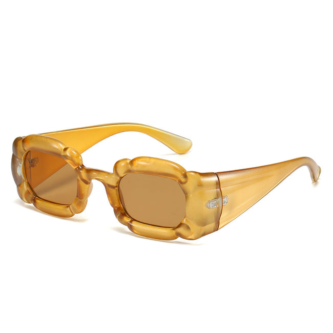 (6 PACK) Wholesale Sunglasses 2023 - BulkSunglassesWholesale.com - Yellow Hover Image